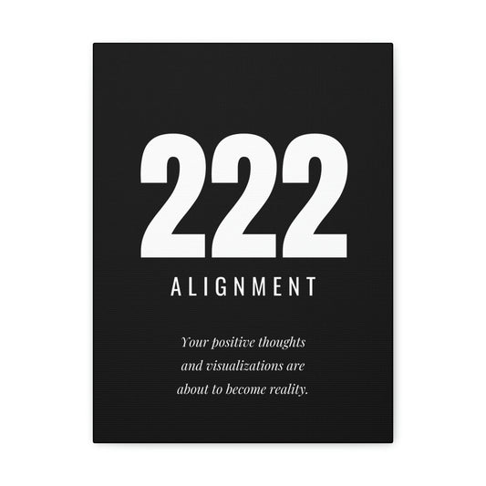 222 Alignment Canvas Gallery Wrap
