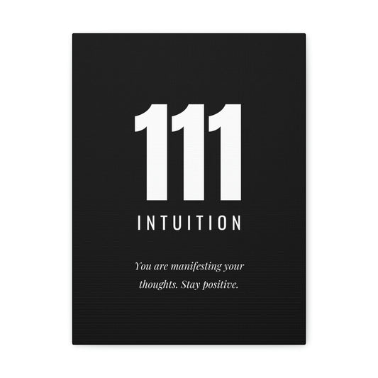 111 Intuition Canvas Gallery Wrap