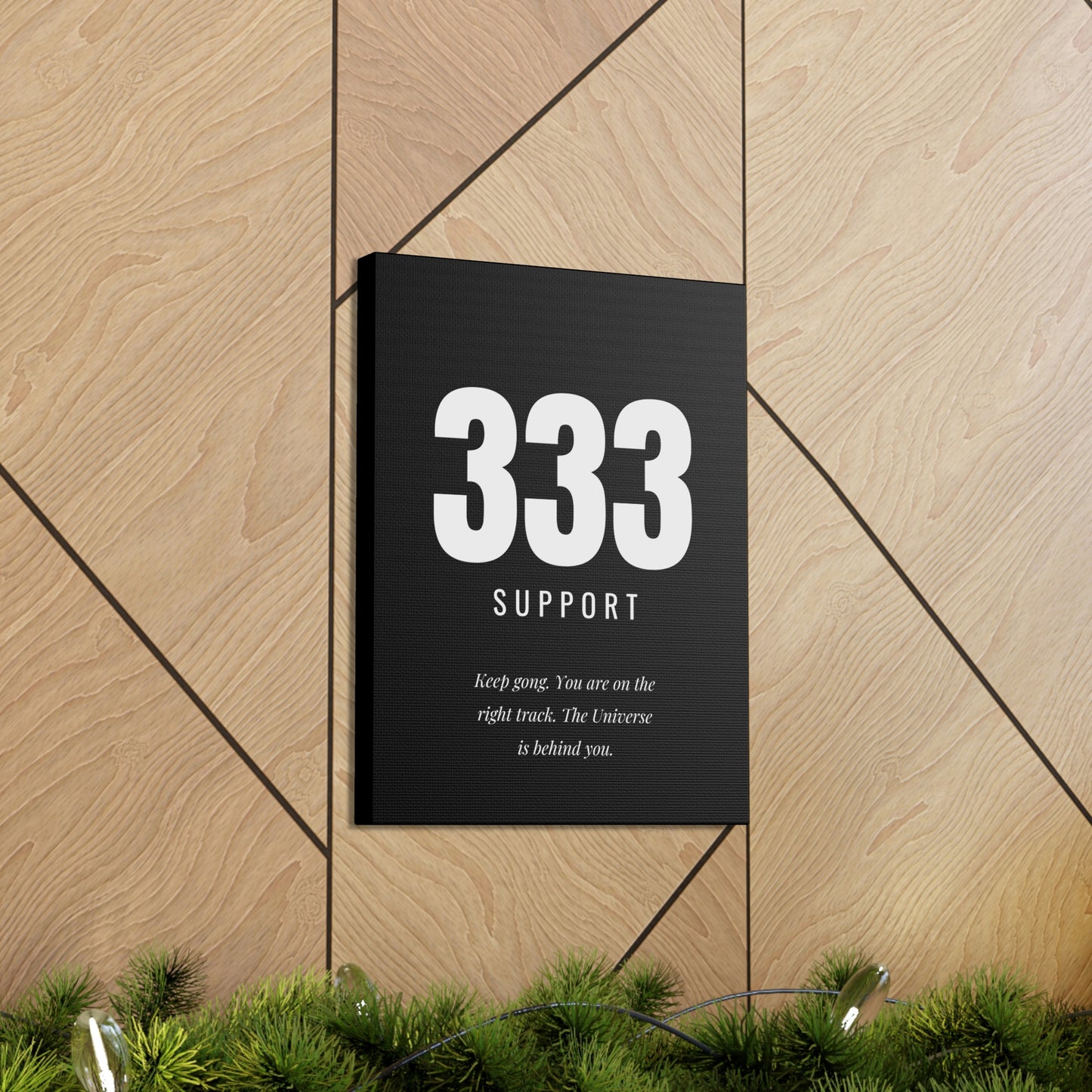 333 Support Canvas Gallery Wrap
